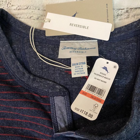 Tommy Bahama Fullerton Flip Abaco Pullover 3XLB - Picture 12 of 15